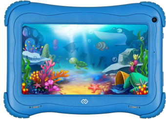 Планшет Digma Optima Kids 7 RK3126C (1.2) 4C RAM1Gb ROM16Gb 7" IPS 1024x600 Android 8.1 голубой 2Mpix 0.3Mpix BT WiFi Touch microSD 128Gb minUSB 2500mAh от магазина РЭССИ