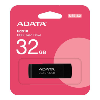 Флеш Диск A-Data 32GB UC310 UC310-32G-RBK USB3.2 черный от магазина РЭССИ