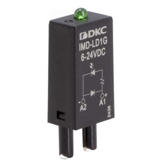 Модуль индикации и защиты, LED зеленый+диод A1+, 6-24V DC от магазина РЭССИ