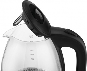 Чайник электрический Scarlett SC-EK27G34 1.7л. 2200Вт черный (корпус: стекло) от магазина РЭССИ