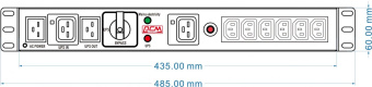 Байпас Powercom MBS1607-1C19-6C13 от магазина РЭССИ