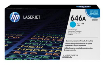 Картридж лазерный HP CF031AC голубой (12500стр.) для HP CM4540 (техн.упак) от магазина РЭССИ
