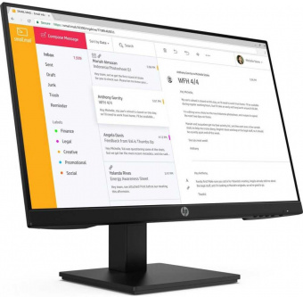 Монитор HP 23.8" P24h G4 черный IPS LED 16:9 HDMI M/M HAS Piv 250cd 178гр/178гр 1920x1080 VGA DP FHD 4.61кг от магазина РЭССИ