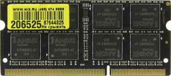 Память DDR3 8Gb 1600MHz AMD R538G1601S2S-UO OEM PC3-12800 CL11 SO-DIMM 204-pin 1.5В OEM от магазина РЭССИ