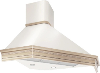 Вытяжка каминная Elikor Форест Валенсия 90П-700-П3Д бежевый управление: кнопочное (1 мотор) от магазина РЭССИ