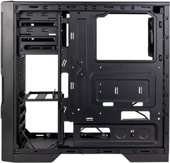 Корпус Hiper Combat черный без БП ATX 3x120mm 1xUSB2.0 1xUSB3.0 audio bott PSU от магазина РЭССИ