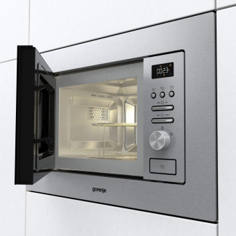 Микроволновая печь Gorenje BM201AG1X 20л. 800Вт нержавеющая сталь (встраиваемая) от магазина РЭССИ