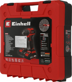 Дрель-шуруповерт Einhell PXC TE-CD 18/40 Li BL аккум. патрон:быстрозажимной (кейс в комплекте) (4513995) от магазина РЭССИ