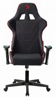 Кресло игровое A4Tech Bloody GC-400 черный/красный с подголов. крестов. пластик черный от магазина РЭССИ