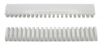 Пружины для переплета пластиковые Silwerhof d=51мм 411-450лист A4 белый (50шт) (1373590) от магазина РЭССИ