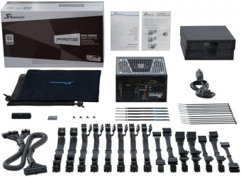 Блок питания Seasonic ATX 850W PRIME PX-850 80+ platinum 24pin 135mm fan 14xSATA Cab Manag RTL от магазина РЭССИ