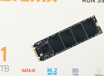 Накопитель SSD Digma SATA III 1Tb DGSR1001TS93T Run S9 M.2 2280 от магазина РЭССИ