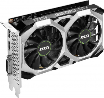 Видеокарта MSI PCI-E GTX 1630 VENTUS XS 4G OC NVIDIA GeForce GTX 1630 4096Mb 64 GDDR6 1815/12000 DVIx1 HDMIx1 DPx1 HDCP Ret от магазина РЭССИ