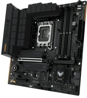 Материнская плата Asus TUF GAMING B760M-PLUS WIFI II Soc-1700 Intel B760 4xDDR5 mATX AC`97 8ch(7.1) 2.5Gg RAID+HDMI+DP от магазина РЭССИ