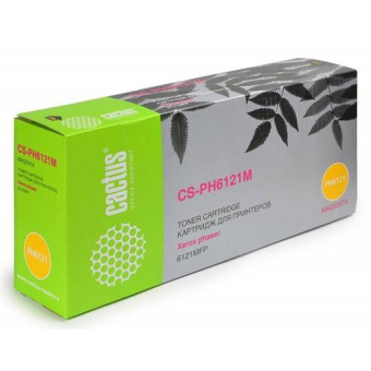 Картридж лазерный Cactus CS-PH6121M 106R01474 пурпурный (2600стр.) для Xerox Phaser 6121/6121mfp/6121MFPD от магазина РЭССИ