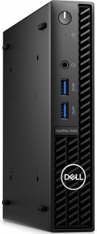ПК Dell Optiplex 3000 Micro i3 12100T (2.2) 8Gb SSD256Gb UHDG 730 Linux Ubuntu GbitEth 260W мышь черный от магазина РЭССИ