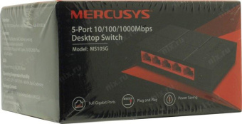 Коммутатор Mercusys MS105G 5G неуправляемый от магазина РЭССИ