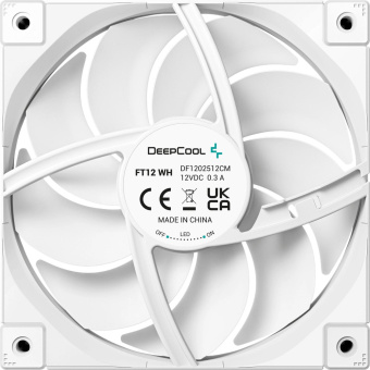 Вентилятор для корпуса Deepcool FT12 120х120x25 белый 4-pin 32дБ (R-FT12-WHWPN1-G) Ret от магазина РЭССИ
