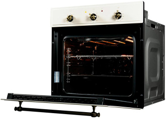 Духовой шкаф Электрический Lex EDM 076C IV light белый антик от магазина РЭССИ
