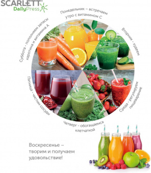 Соковыжималка центробежная Scarlett SC-JE50S18 800Вт рез.сок.:600мл. серебристый от магазина РЭССИ