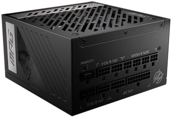 Блок питания MSI ATX 1000W MPG A1000G 80+ gold 24pin APFC 135mm fan 12xSATA Cab Manag RTL от магазина РЭССИ