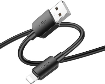 Кабель Hoco X96 Hyper iP USB (m)-Lightning (m) 1м черный коробка от магазина РЭССИ