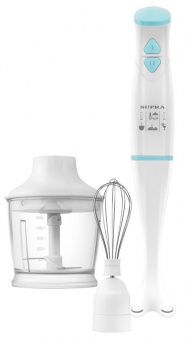 Блендер погружной Supra HBS-724PS 700Вт белый/голубой от магазина РЭССИ