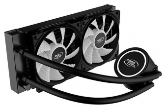 Система водяного охлаждения Deepcool GAMMAXX L240T Soc-AM4/1151/1200/1700 4-pin 18-30dB Al+Cu 200W 1238gr LED Ret от магазина РЭССИ