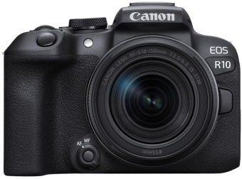 Фотоаппарат Canon EOS R10 черный 24.1Mpix 2.95" 2160p WiFi RF-S 18-150/3.5-6.3 IS STM LP-E17 от магазина РЭССИ