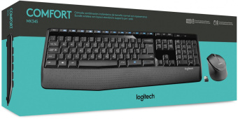 Клавиатура + мышь Logitech MK345 клав:черный мышь:черный USB беспроводная Multimedia (920-008534) от магазина РЭССИ