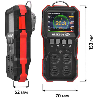 Газоанализатор (комбинированный измеритель 4 в 1) МЕГЕОН 08009 к0000034419 от магазина РЭССИ