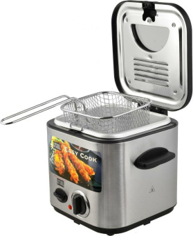 Фритюрница GFGril GFF-025 840Вт серебристый/черный от магазина РЭССИ