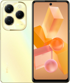 Смартфон Infinix X6836 Hot 40 256Gb 8Gb золотой моноблок 3G 4G 2Sim 6.78" 1080x2460 Android 13 50Mpix 802.11 a/b/g/n/ac NFC GPS GSM900/1800 GSM1900 TouchSc Protect FM A-GPS Micro SD max1024Gb от магазина РЭССИ