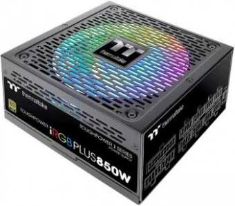Блок питания Thermaltake ATX 850W Toughpower iRGB Plus 80+ gold (24+4+4pin) APFC 140mm fan color LED 12xSATA Cab Manag RTL от магазина РЭССИ