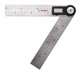 Многофункциональный электронный транспортир-угломер ЗУБР 34294 от магазина РЭССИ