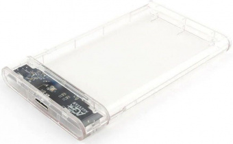 Внешний корпус для HDD/SSD AgeStar 3UB2P4C SATA III USB3.0 пластик прозрачный 2.5" от магазина РЭССИ
