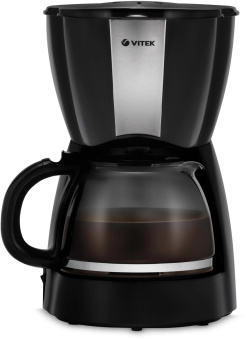 Кофеварка капельная Vitek VT-1503 900Вт черный от магазина РЭССИ