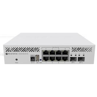 Mikrotik Cloud Router Switch CRS310-8G+2S+IN коммутатор с функциями маршрутизатора от магазина РЭССИ