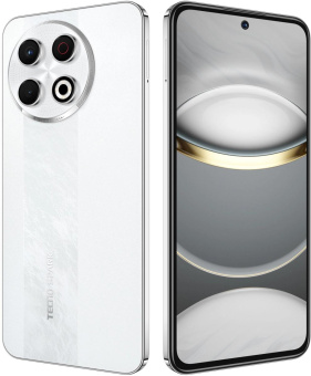 Смартфон Tecno Spark 30 Pro 256Gb 8Gb белый моноблок 3G 4G 6.67" 720x1600 Android 14 108Mpix 802.11 a/b/g/n/ac NFC GPS GSM900/1800 TouchSc Protect от магазина РЭССИ