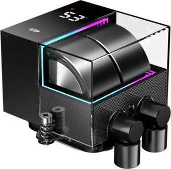 Система водяного охлаждения PcCooler DS360 BK Soc-AM5/AM4/1200/1700/1851 черный 4-pin Al LCD 300W Ret (DS360-BKNWXX-GL) от магазина РЭССИ