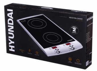 Плита Индукционная Hyundai HYC-0103 серебристый/черный стеклокерамика (настольная) от магазина РЭССИ