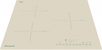 Индукционная варочная поверхность Weissgauff HI 430 GSC бежевый от магазина РЭССИ