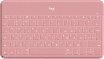 Клавиатура Logitech Keys-To-Go розовый USB беспроводная BT slim Multimedia от магазина РЭССИ
