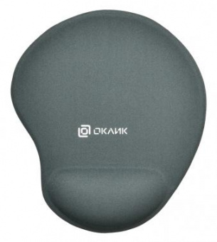 Коврик для мыши Оклик OK-RG0550-GR Мини серый 220x195x20мм от магазина РЭССИ