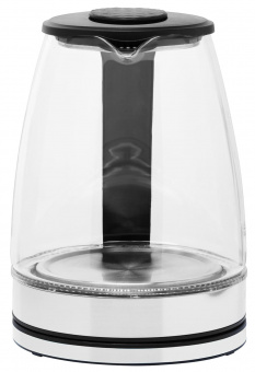 Чайник электрический Starwind SKG2050 1.8л. 1800Вт черный/серебристый (корпус: стекло) от магазина РЭССИ