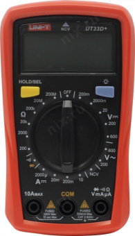 Портативный мультиметр UNI-T UT33D+ 13-0058 от магазина РЭССИ