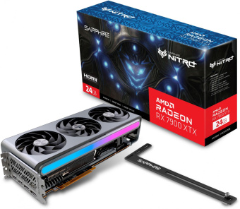 Видеокарта Sapphire PCI-E 4.0 11322-01-40G NITRO+ RX 7900 XTX GAMING OC VAPOR-X AMD Radeon RX 7900XTX 24Gb 384bit GDDR6 2510/20000 HDMIx2 DPx2 HDCP Ret от магазина РЭССИ