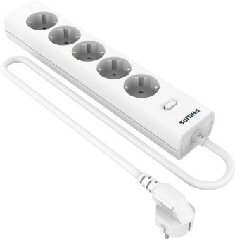 Сетевой фильтр Philips CHP2155WB/51 3м (5 розеток) белый (коробка) от магазина РЭССИ