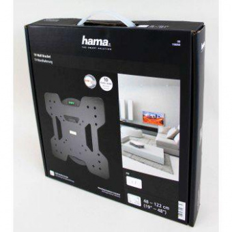 Кронштейн для телевизора Hama FIX TV Premium черный 19"-48" макс.25кг настенный от магазина РЭССИ