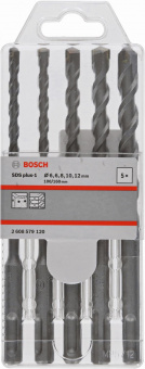 Набор буров Bosch 2608579120 по бетону (5пред.) для перфораторов от магазина РЭССИ